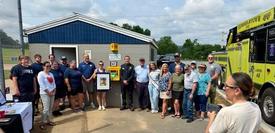 equipment donation from The Aliver Foundation at Barry E. Mehaffie Park